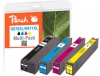 Peach Spar Pack Tintenpatronen kompatibel zu  HP No. 970XL, No. 971XL, CN625A, CN626A, CN627A, CN628A