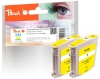 Cartuccia d'inchiostro Peach giallo doppio pacchetto, compatibile con  HP No. 13 y*2, C4817AE*2