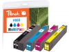 Peach Spar Pack Tintenpatronen kompatibel zu  HP No. 980, D8J07A, D8J08A, D8J09A, D8J10A