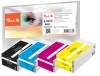 Peach Spar Pack Tintenpatronen kompatibel zu  Epson SJIC22