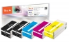 Peach Spar Pack Plus Tintenpatronen kompatibel zu  Epson SJIC22