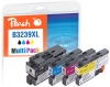 Peach Spar Pack Tintenpatronen kompatibel zu  Brother LC-3239XLVALP