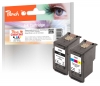 Peach Spar Pack Tintenpatronen kompatibel zu  Canon PG-560BK, CL-561C, 3713C006