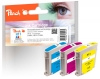 Peach Spar Pack Tintenpatronen kompatibel zu  HP No. 11, C4836A, C4837A, C4838A