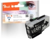 Inkoustová patrona Peach cerná, kompatibilní s  Brother LC-424BK