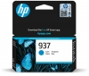 212853 - Cartouche d'encre cyan originale No. 937 c, 4S6W2NE HP